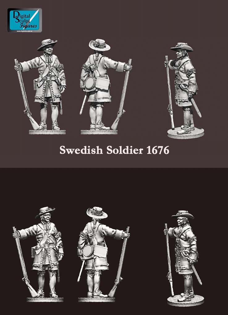 Swedish Soldier 1676